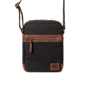Will leather men’s small messengers bag